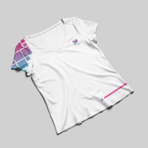 Camiseta de color blanco