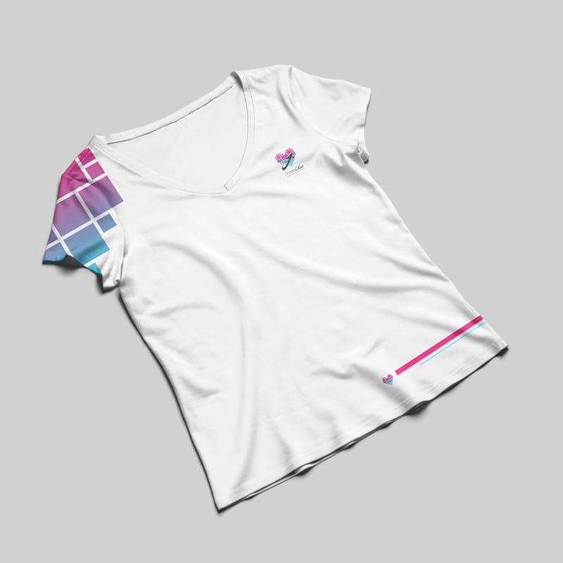 Camiseta de color blanco