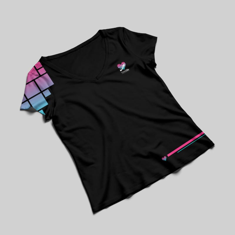 Camiseta de color Negro